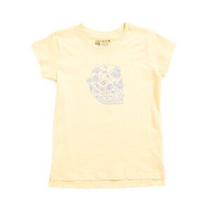 CARHARTT Light Yellow Short Sleeve Floral Tee